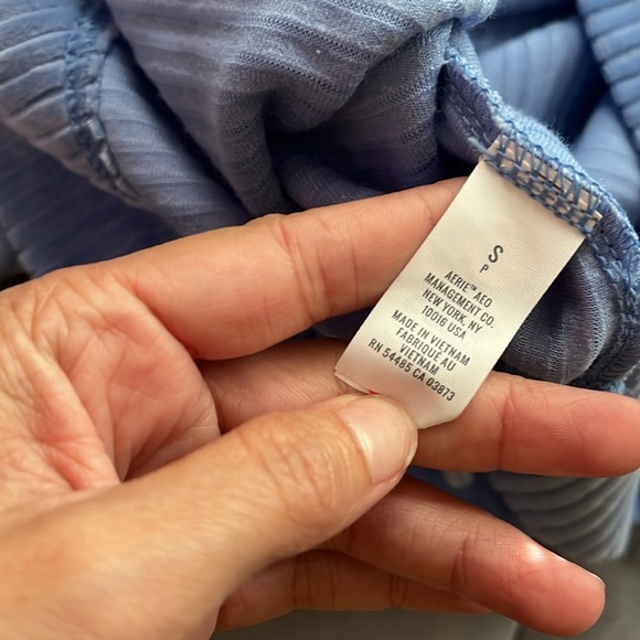 “Aerie- Cropped Velour Sweatshirt size small” - Picture 6 of 7